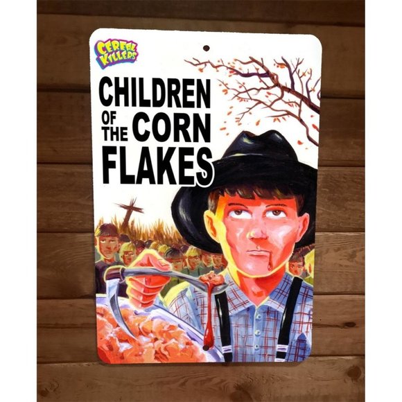 Children of the‎ Corn Flakes Cereal 8x12 Metal Wall Sign - Picture 1 of 1